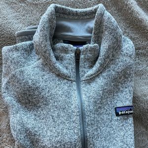 Patagonia Full Zip Grey Fleece Jacket